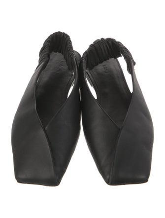St. Agni Leather Slingback Flats