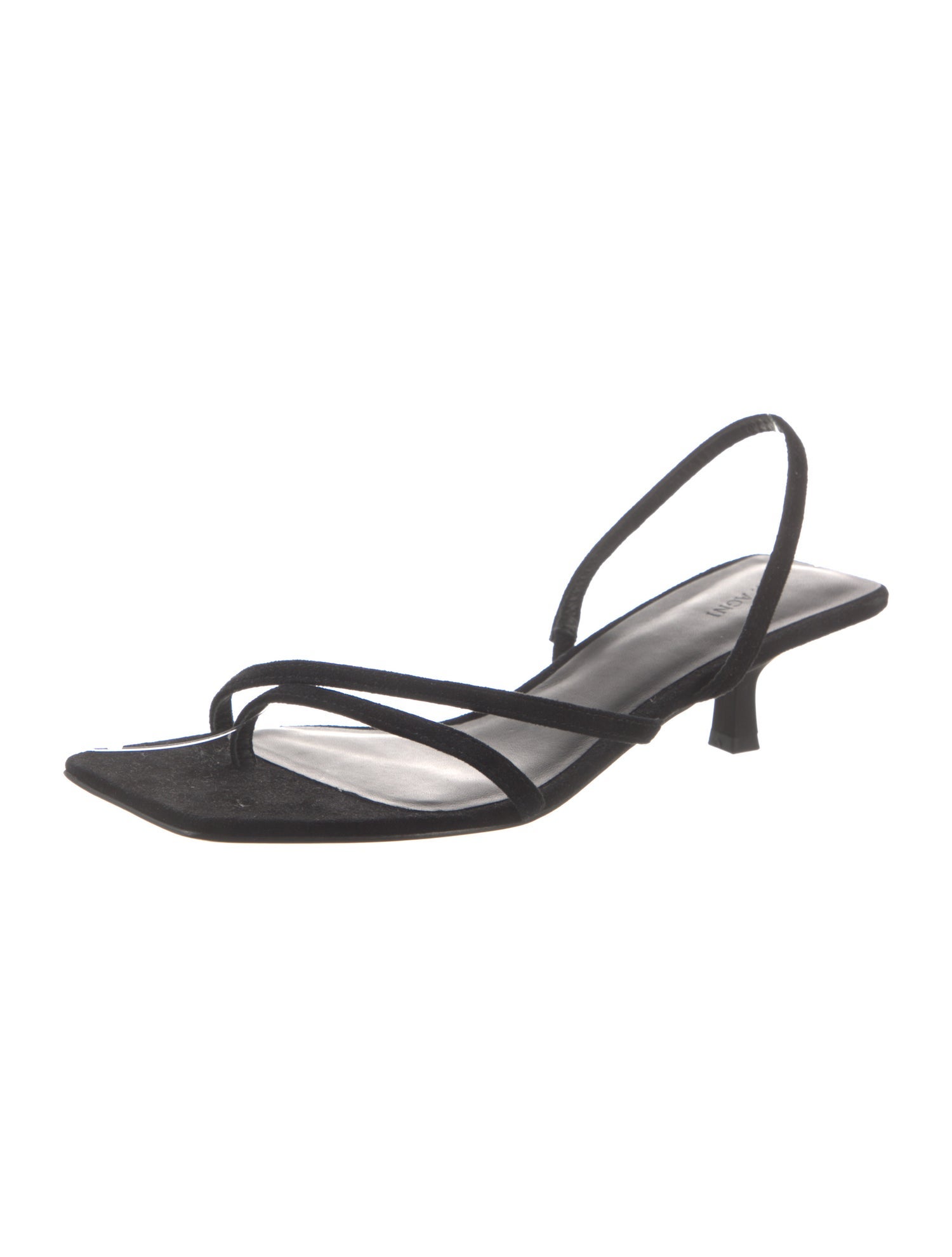 St. Agni Suede Slingback Sandals