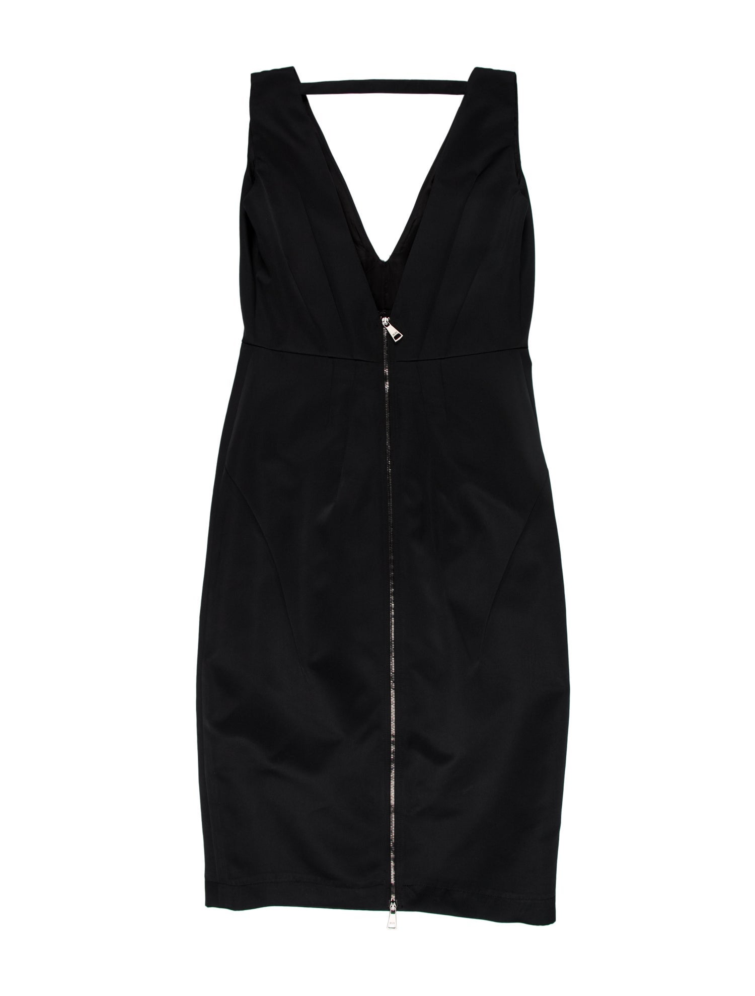 St. Agni V-Neck Knee-Length Dress
