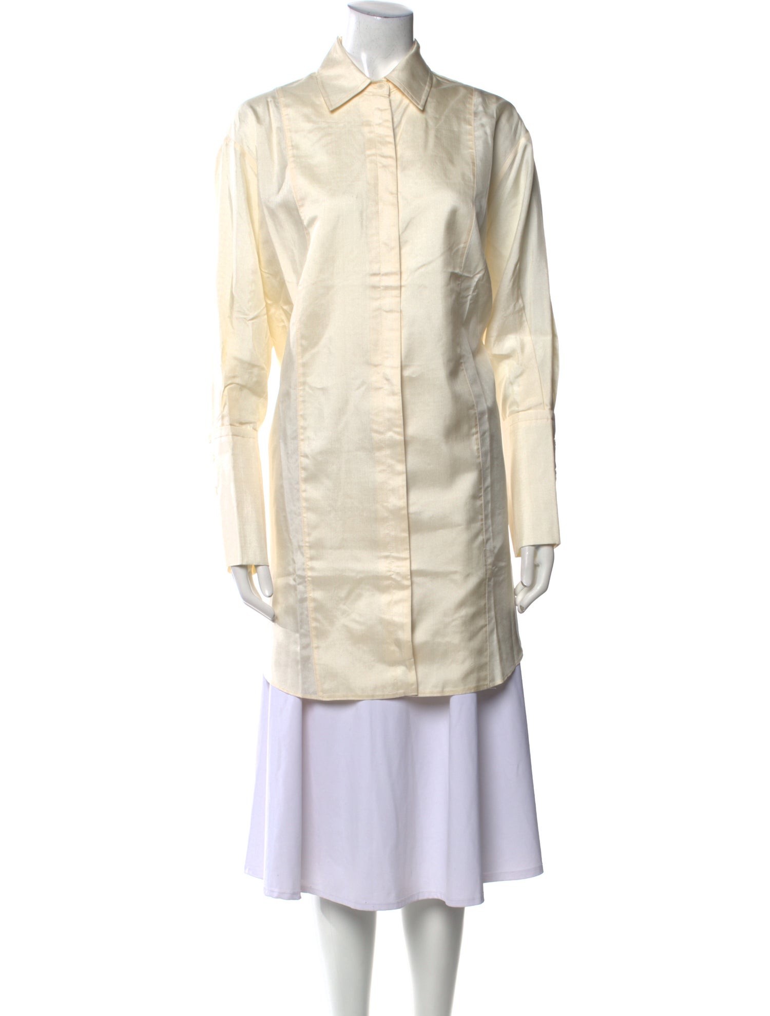 St. Agni Silk Long Sleeve Tunic