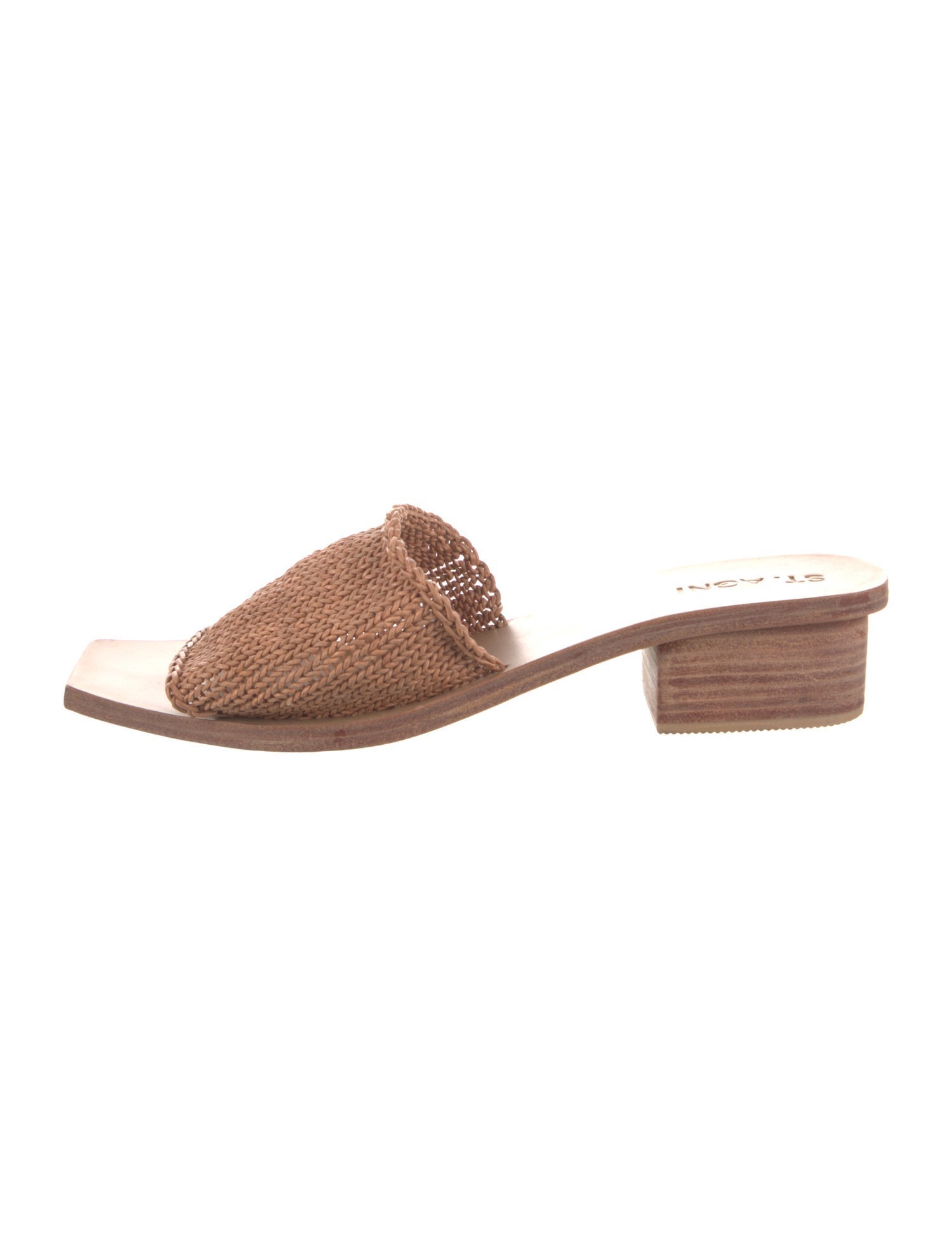 St. Agni Leather Slides