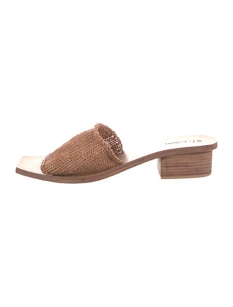 St. Agni Leather Slides