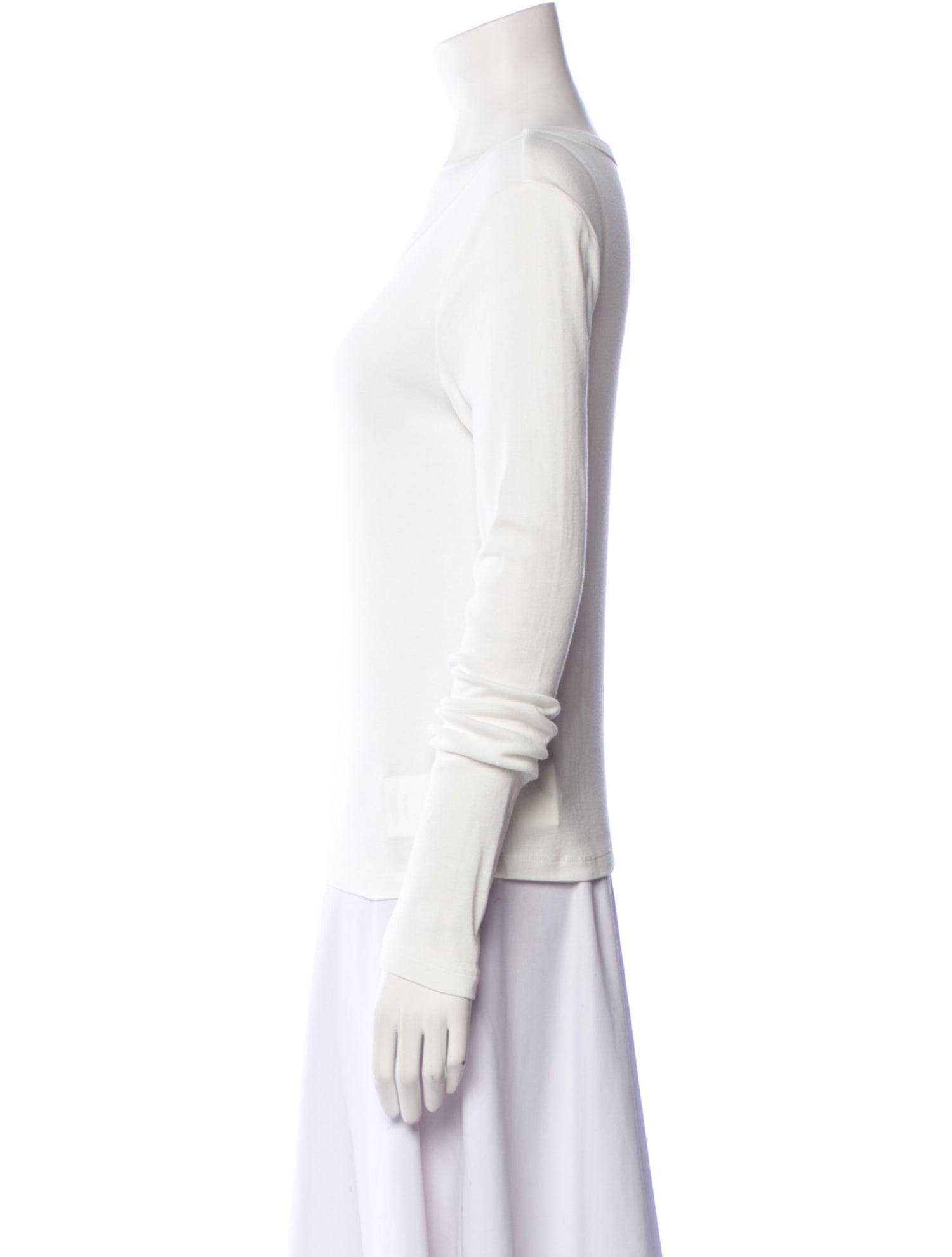 St. Agni Bateau Neckline Long Sleeve Top