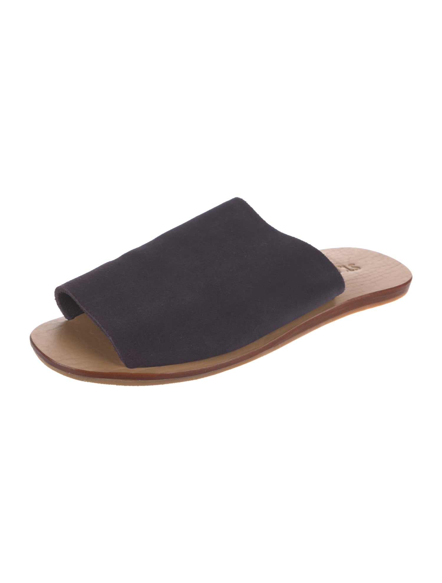 St. Agni Suede Slides