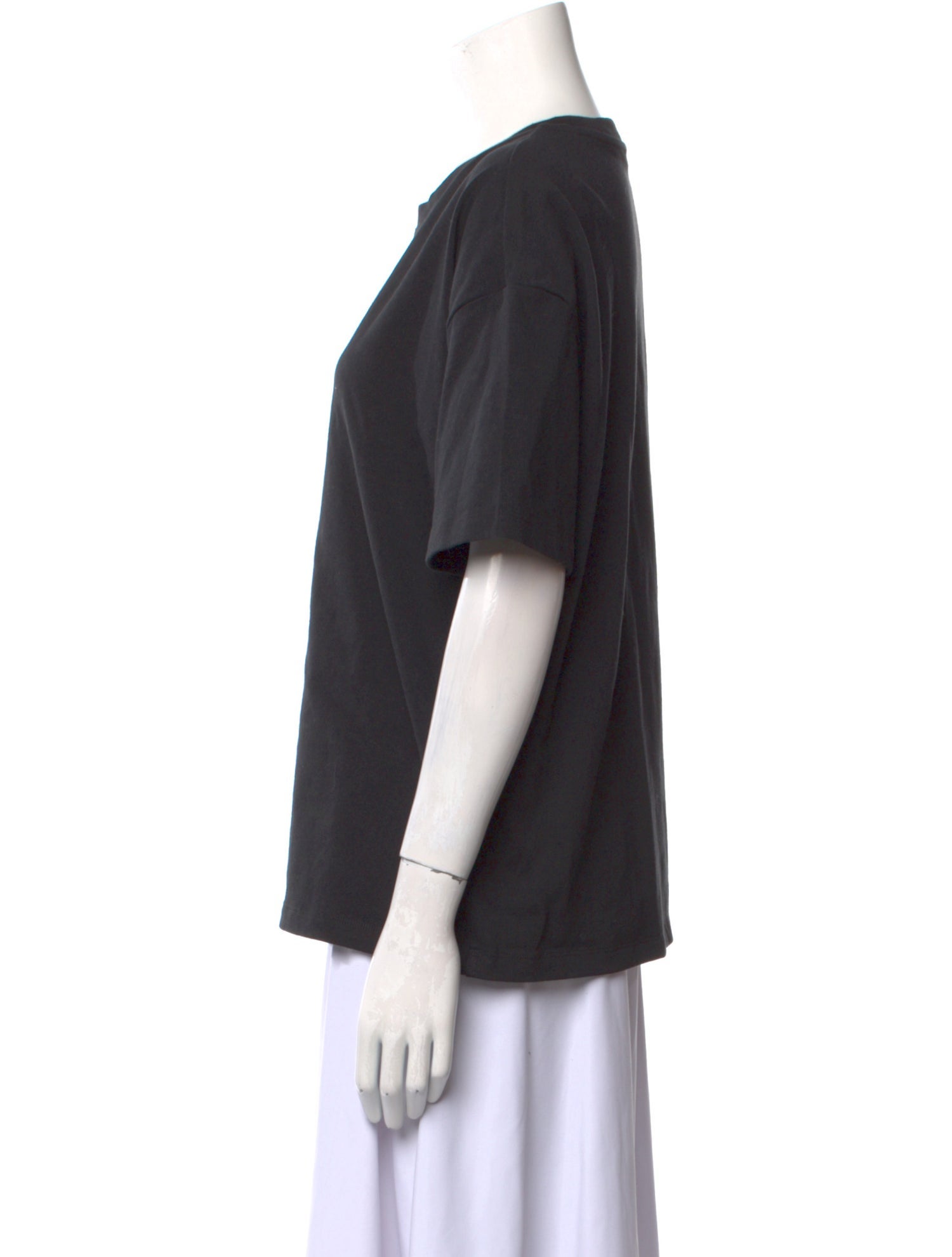 St. Agni Linen Crew Neck T-Shirt