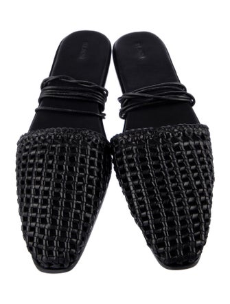 St. Agni Leather Slingback Flats