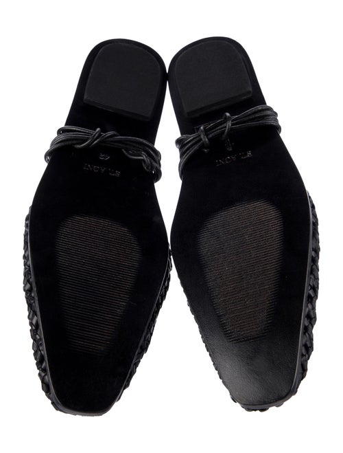 St. Agni Leather Slingback Flats