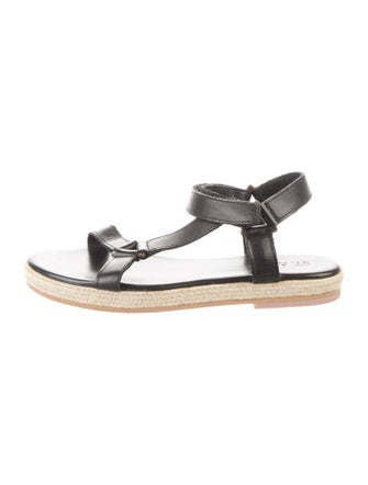 St. Agni Leather Espadrilles