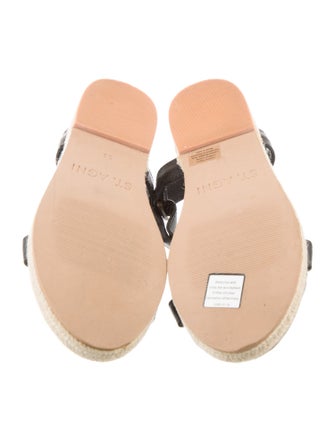 St. Agni Leather Espadrilles