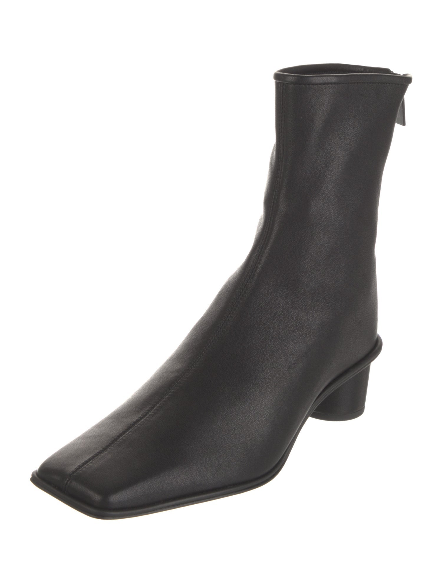 St. Agni Leather Sock Boots