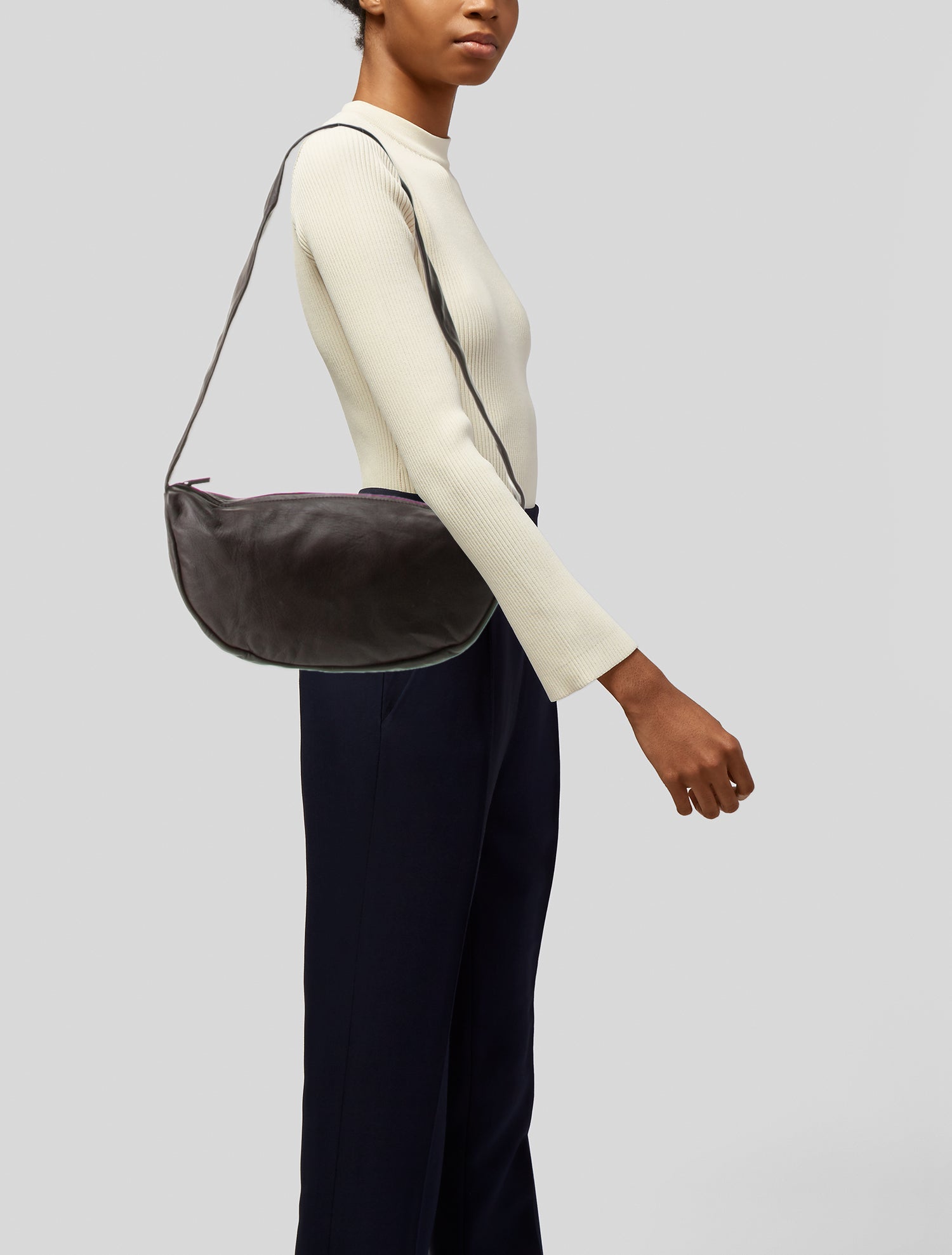 St. Agni Leather Shoulder Bag