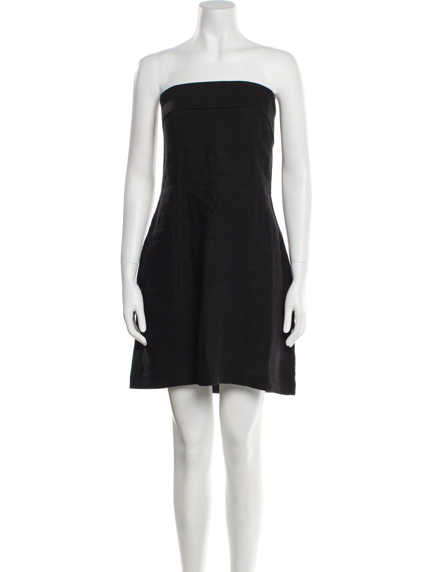 St. Agni Linen Mini Dress