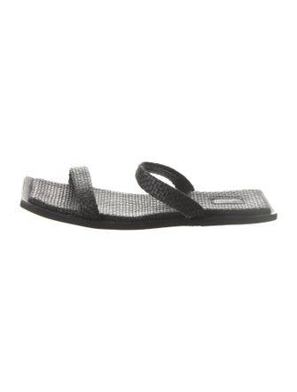 St. Agni Leather Slides