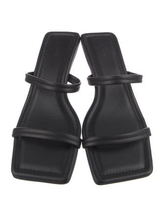 St. Agni Leather Slides