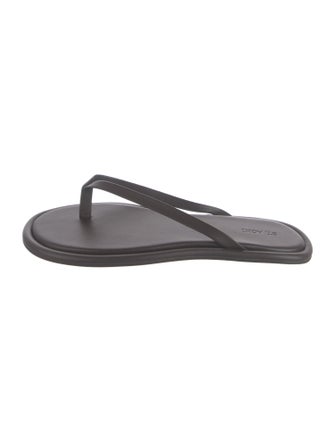 St. Agni Leather Flip Flops