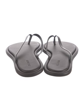 St. Agni Leather Flip Flops