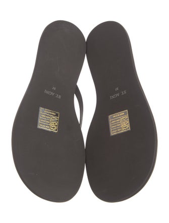 St. Agni Leather Flip Flops