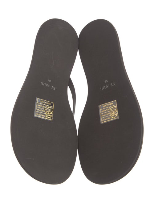 St. Agni Leather Flip Flops