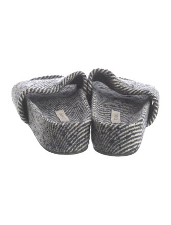 St. Agni Wool Striped Slides