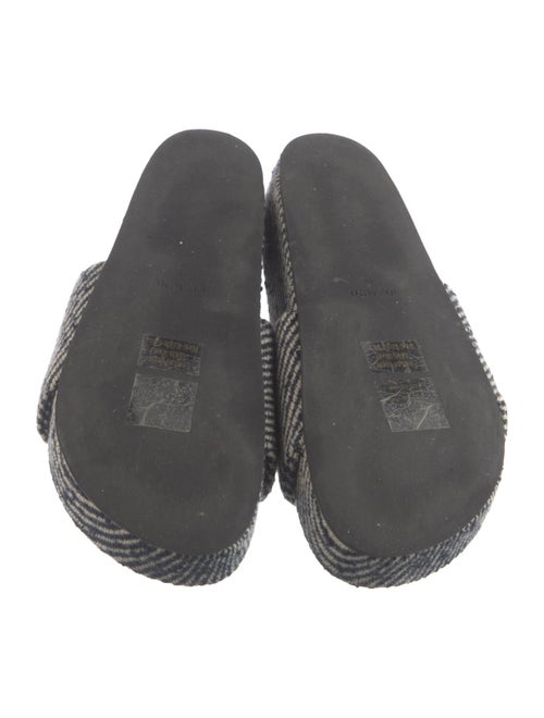 St. Agni Wool Striped Slides