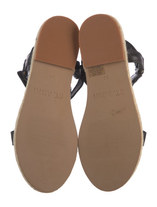 St. Agni Leather Espadrilles