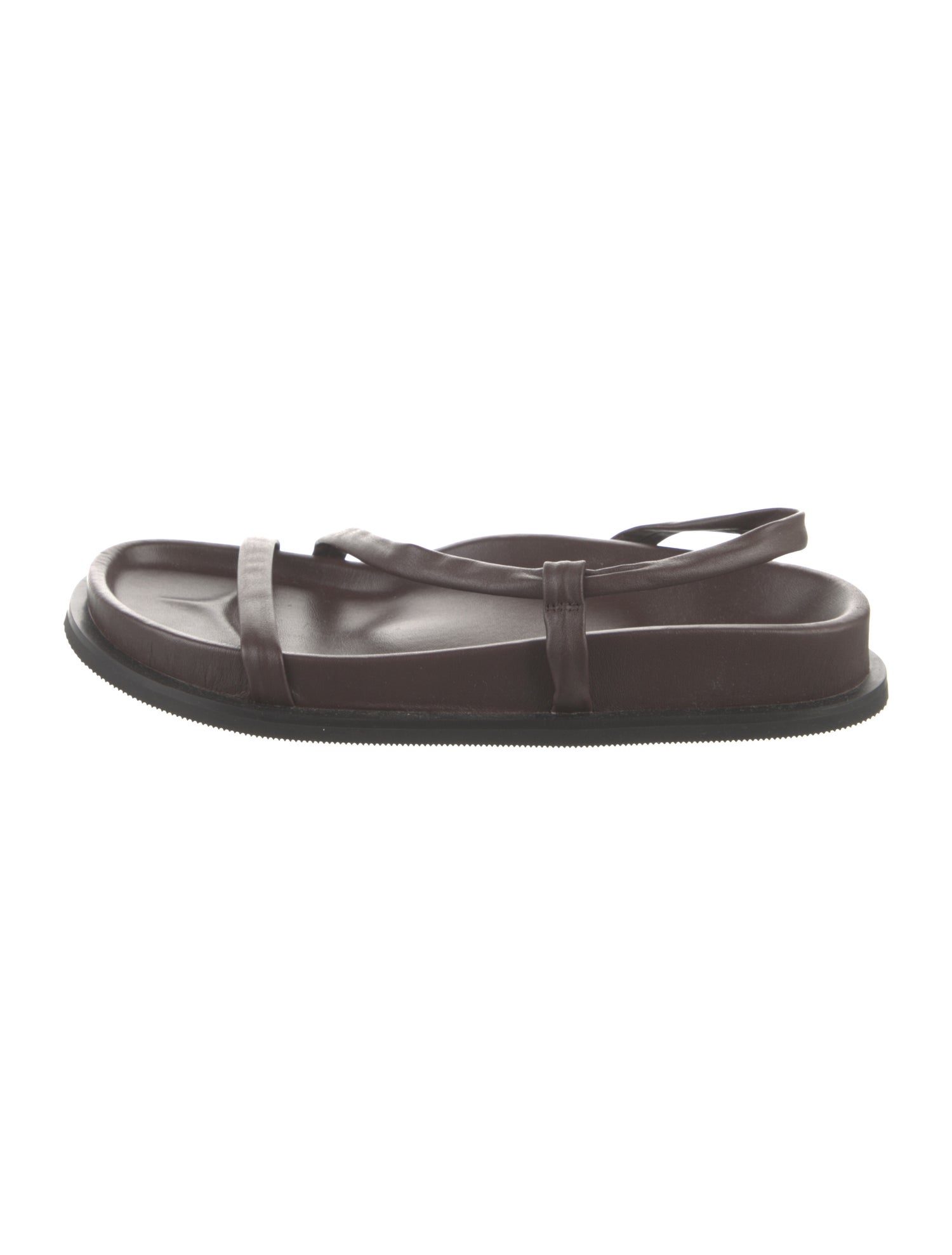 St. Agni Leather Slingback Sandals
