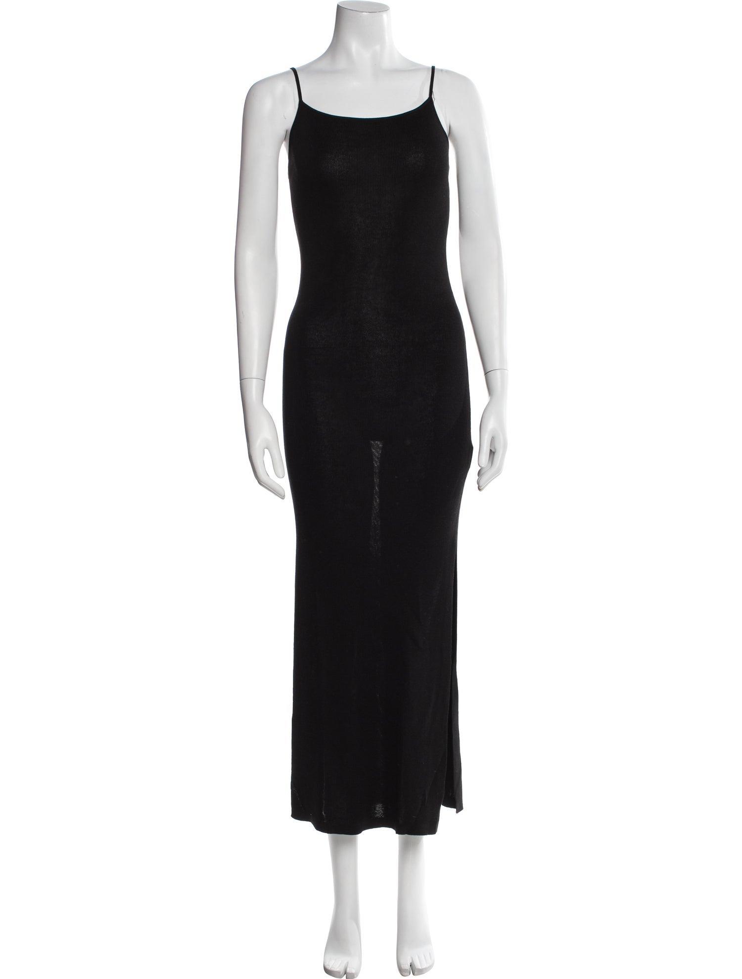 St. Agni Scoop Neck Long Dress