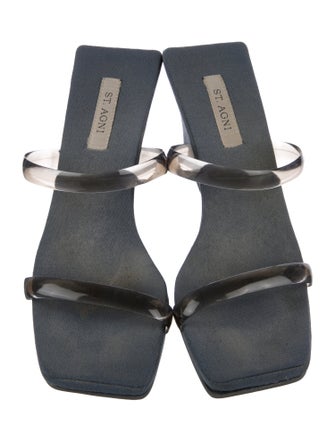 St. Agni Suede Slides