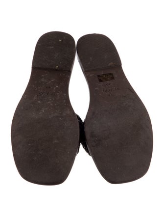 St. Agni Leather Slides