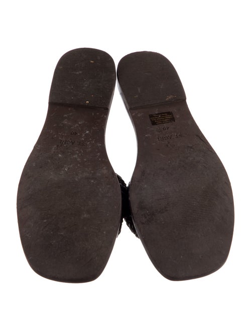 St. Agni Leather Slides