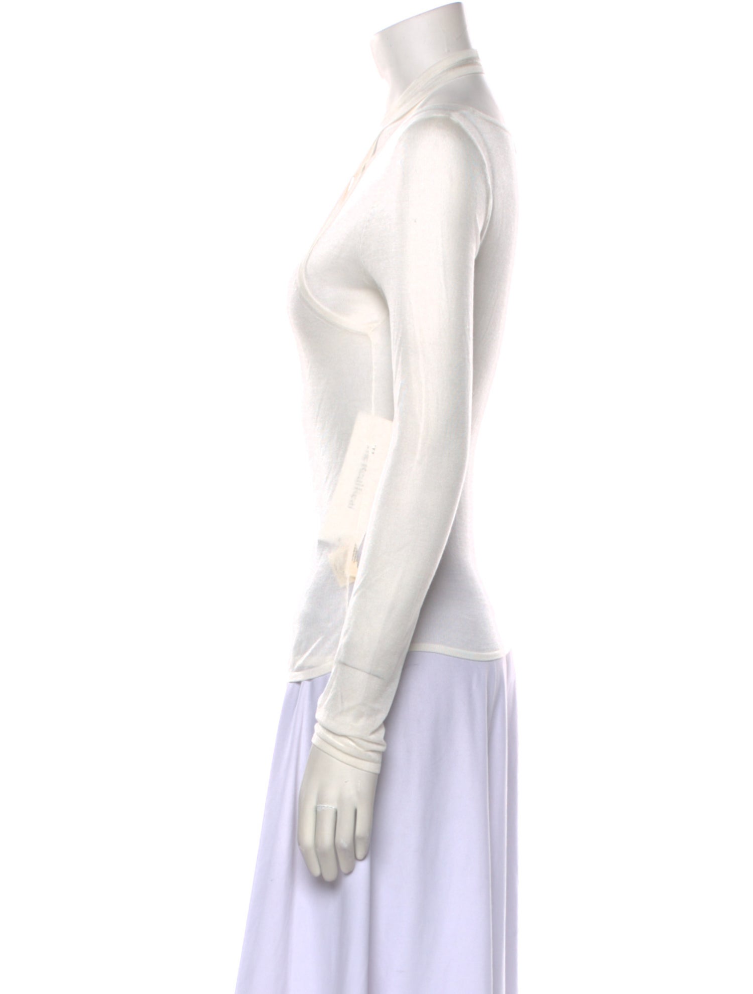 St. Agni V-Neck Long Sleeve Top