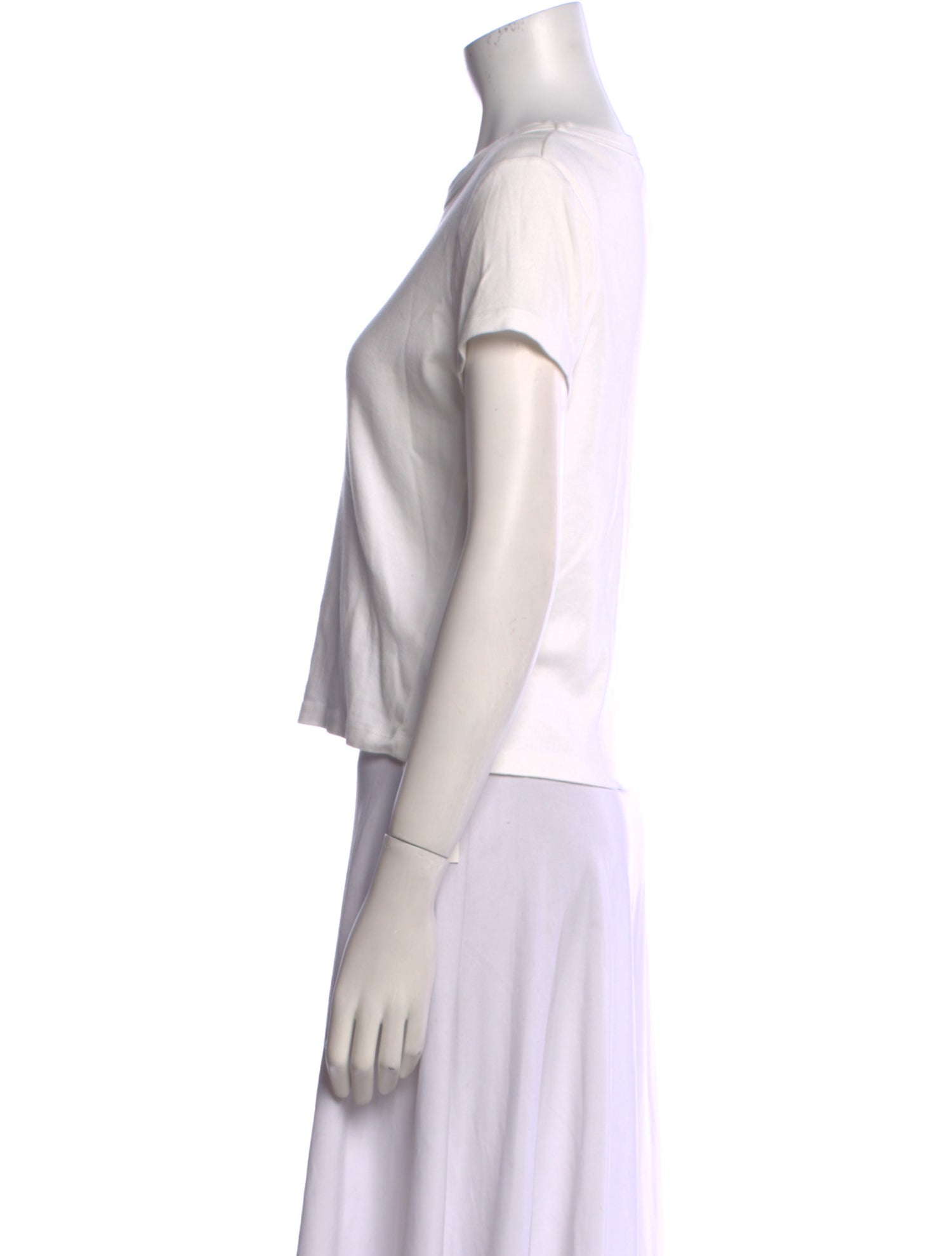 St. Agni Bateau Neckline Short Sleeve T-Shirt