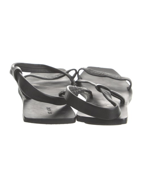 St. Agni Leather Slingback Sandals