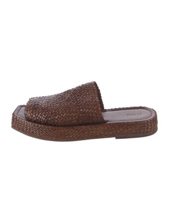 St. Agni Leather Slides