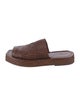 St. Agni Leather Slides