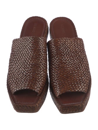 St. Agni Leather Slides