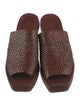 St. Agni Leather Slides