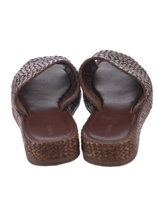 St. Agni Leather Slides