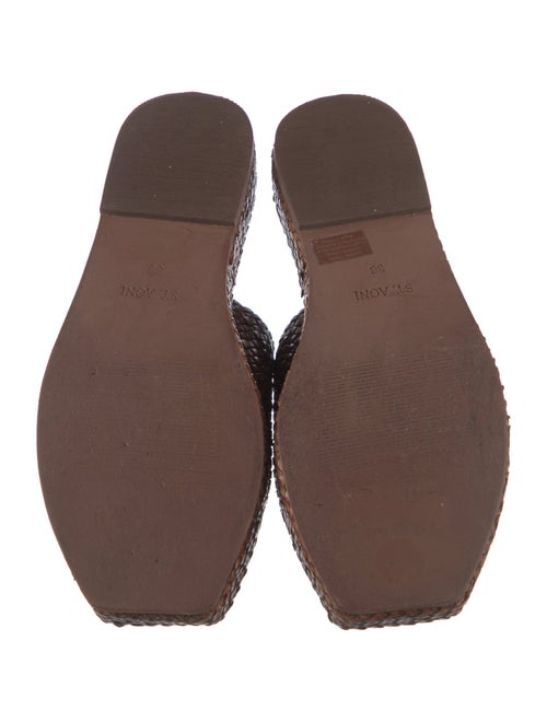 St. Agni Leather Slides