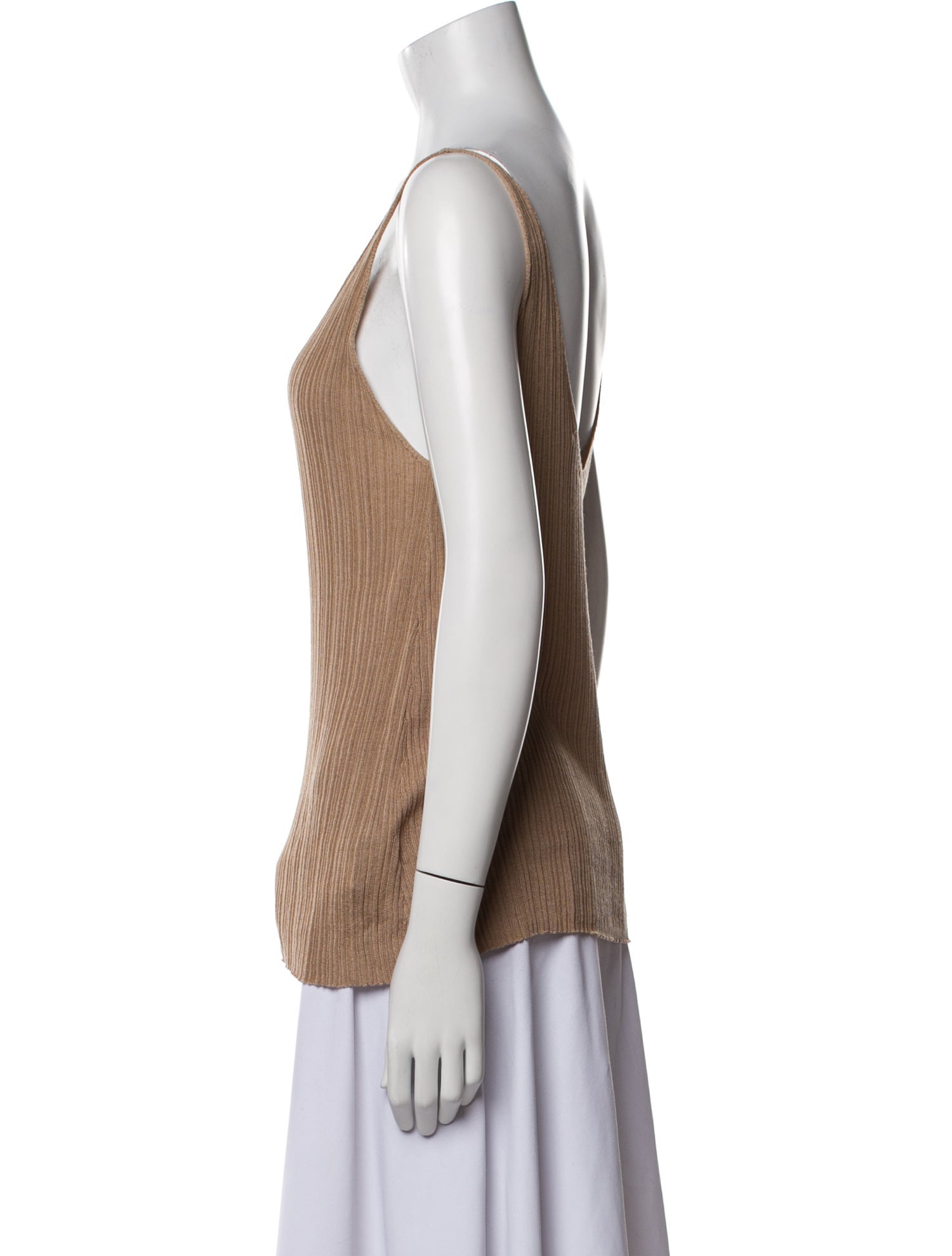 St. Agni V-Neck Sleeveless Top