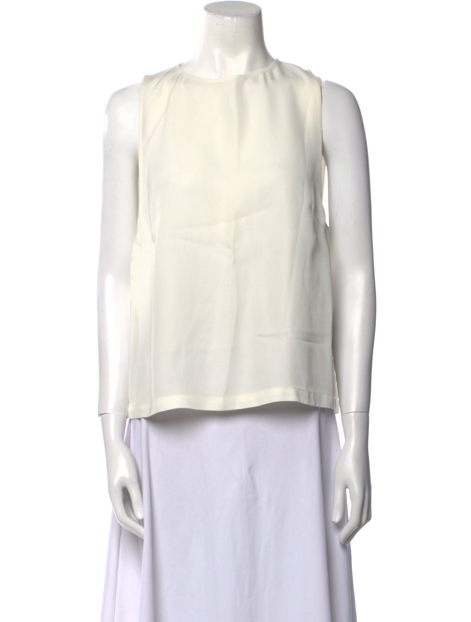 St. Agni Crew Neck Sleeveless Blouse w/ Tags