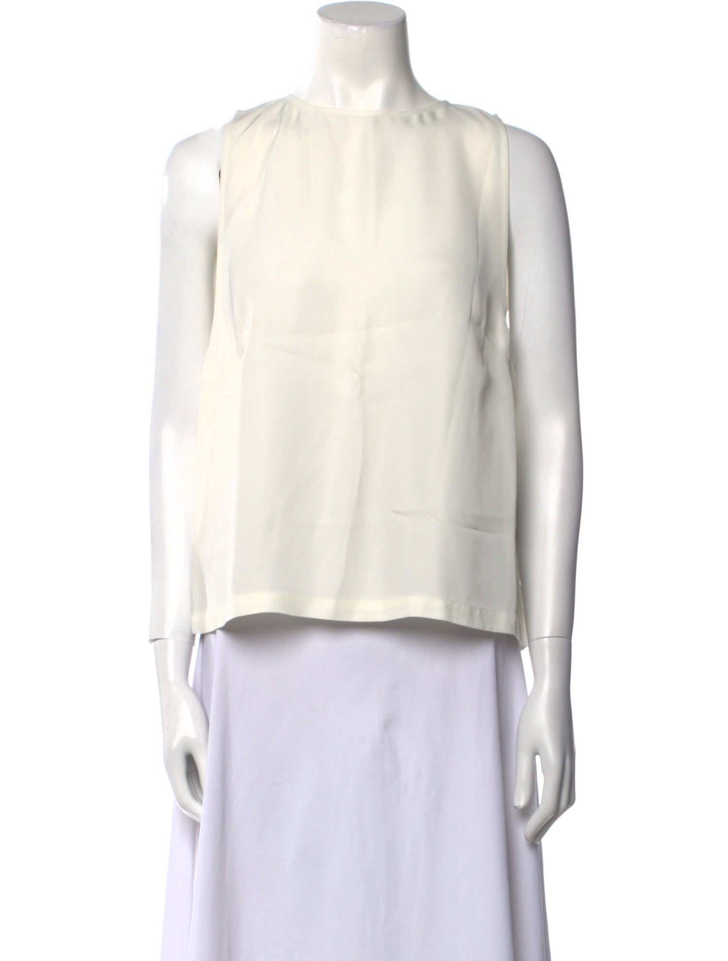 St. Agni Bateau Neckline Sleeveless Blouse w/ Tags