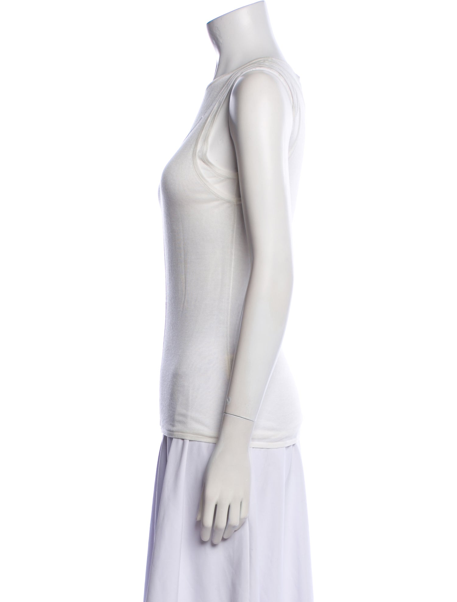 St. Agni Scoop Neck Sleeveless Top