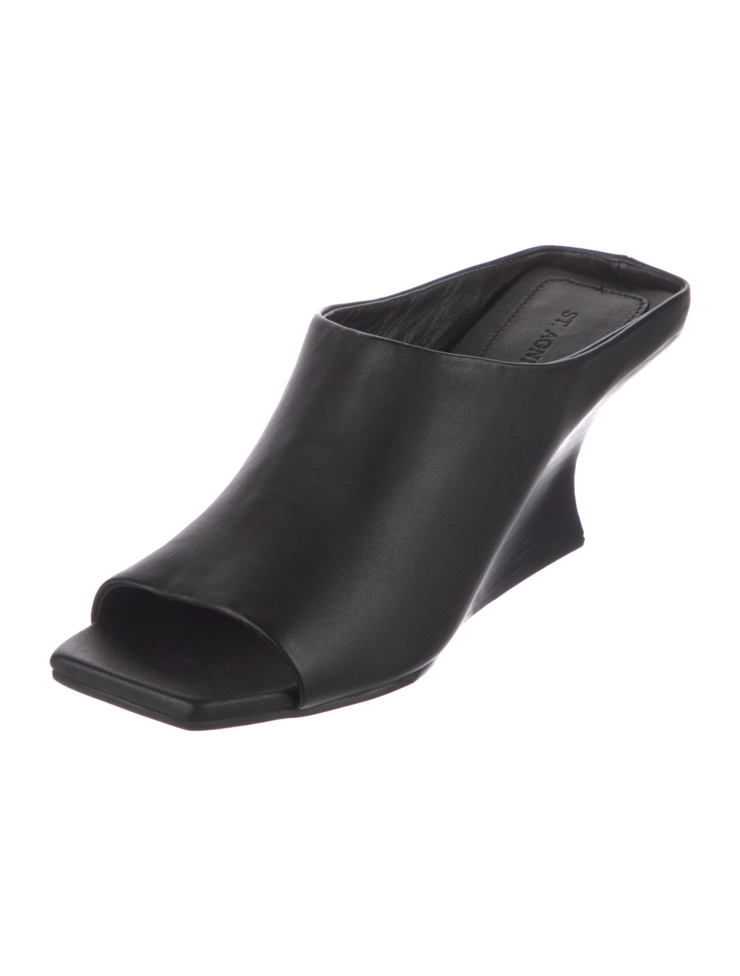 St. Agni Leather Slides