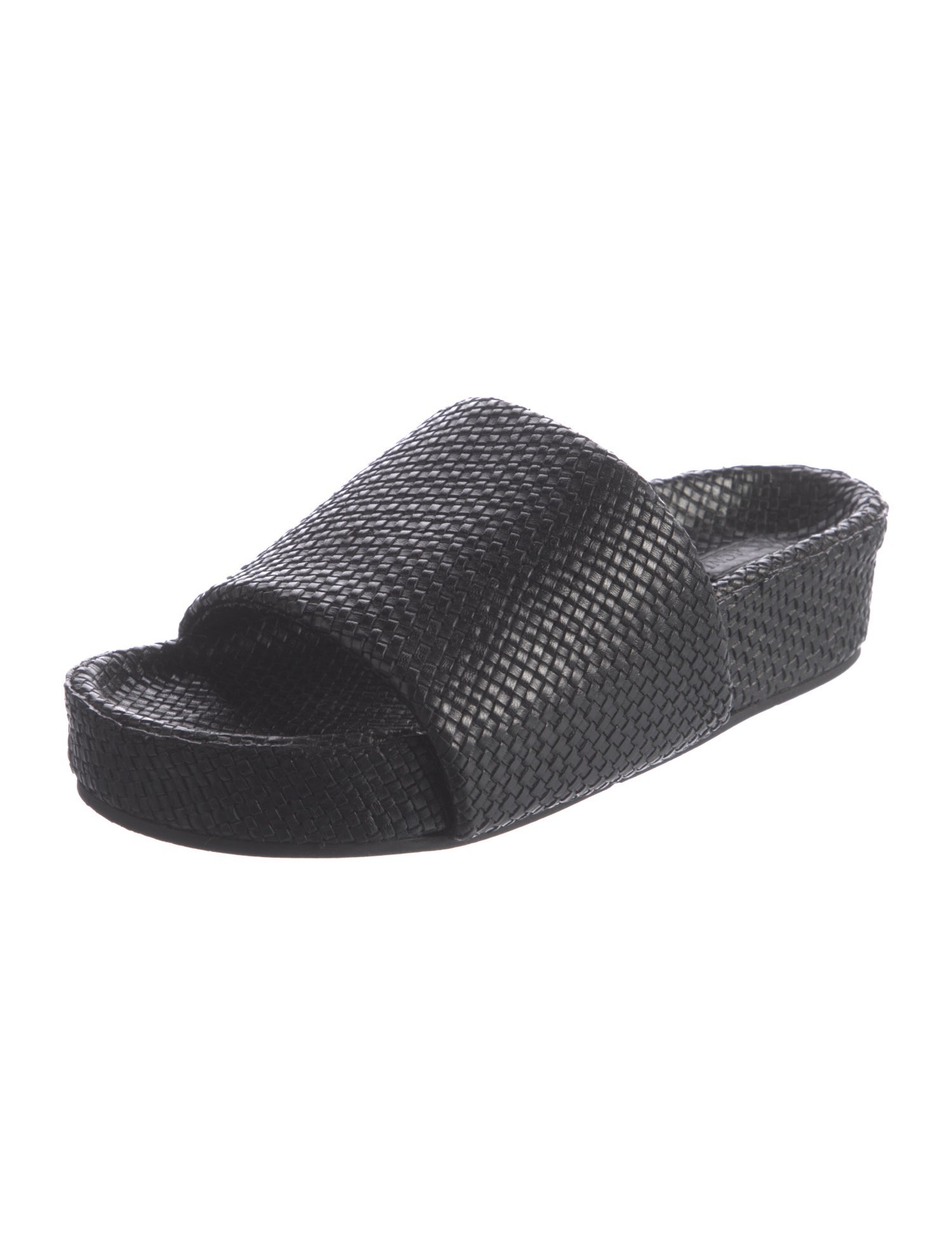 St. Agni Leather Slides