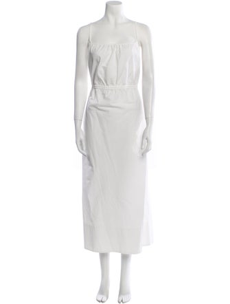 St. Agni Square Neckline Long Dress