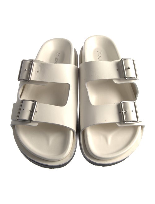 St. Agni Leather Slides