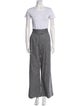St. Agni Linen Ruffle Embellishment Pant Set