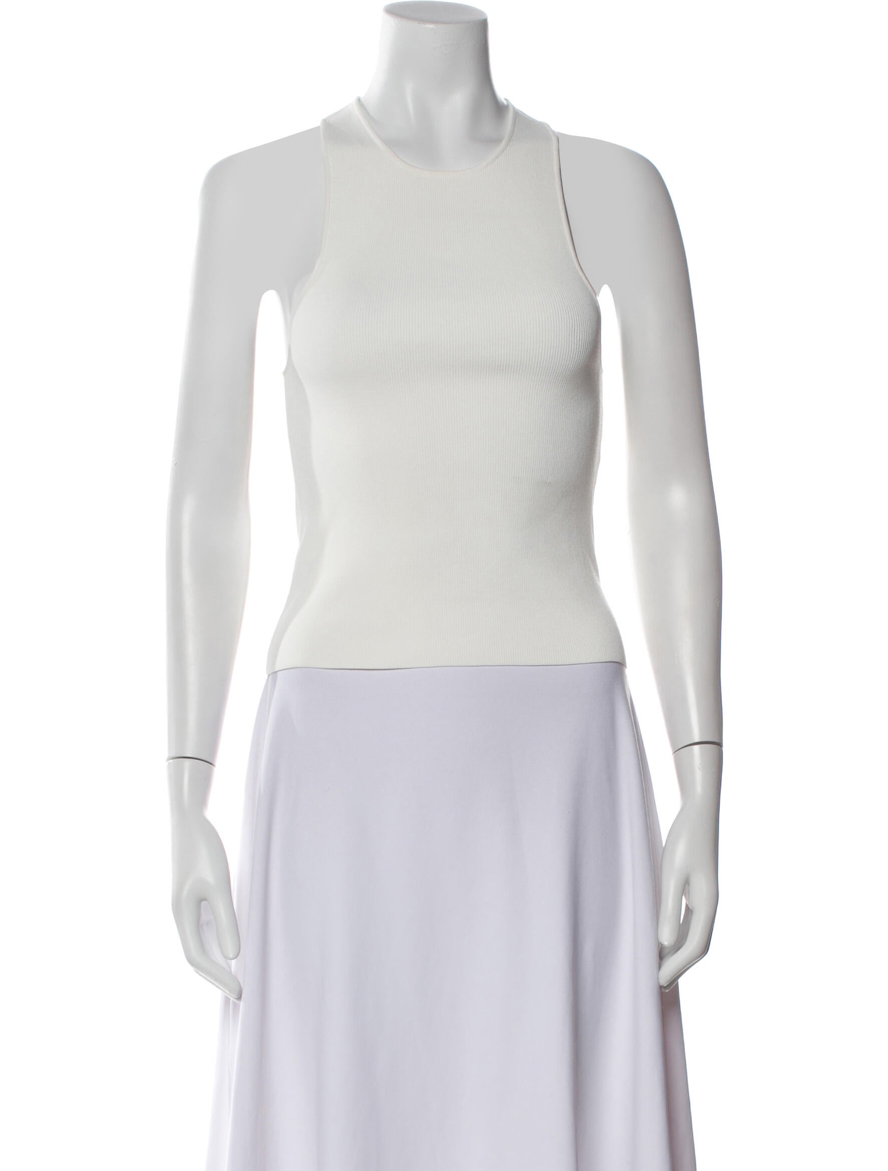 St. Agni Crew Neck Sleeveless Top