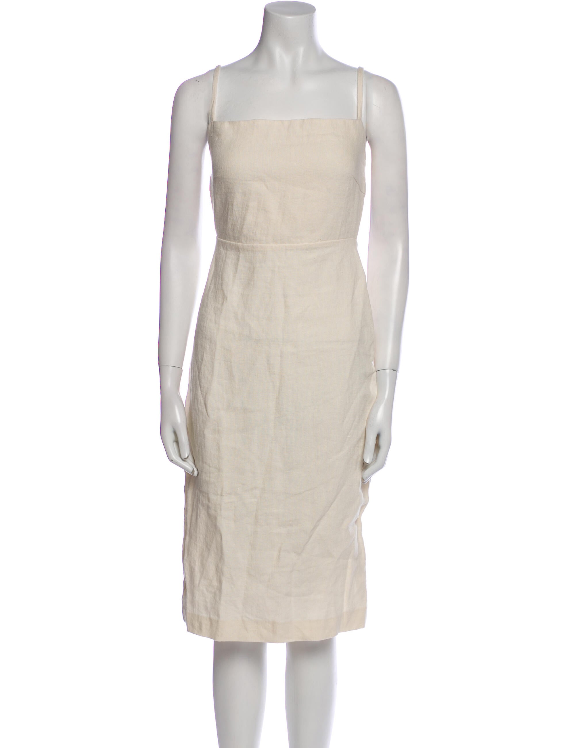 St. Agni Linen Mini Dress